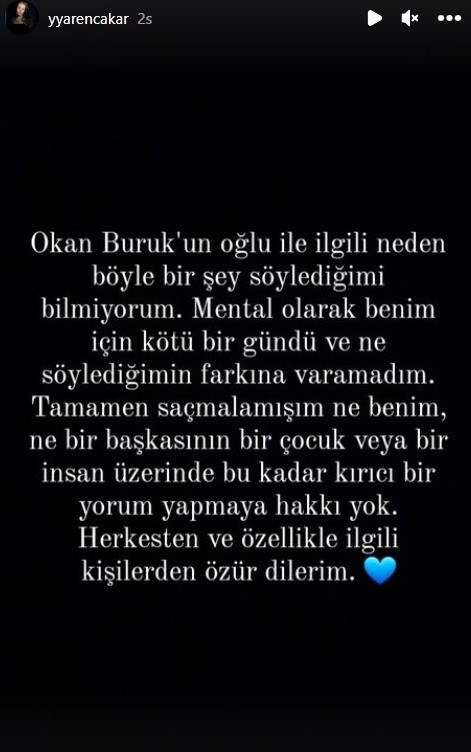Sosyal medyadaki canlı yayında Okan Buruk'un oğluna hakaret eden Yaren Çakar'ın hesabı kapatıldı