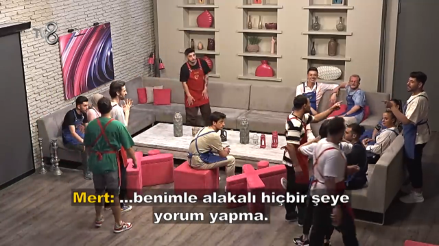 MasterChef'te Mert'in Dilara'yla ilgili paylaşımı Sergen'i çıldırttı! Birbirinin üzerine yürüdüler