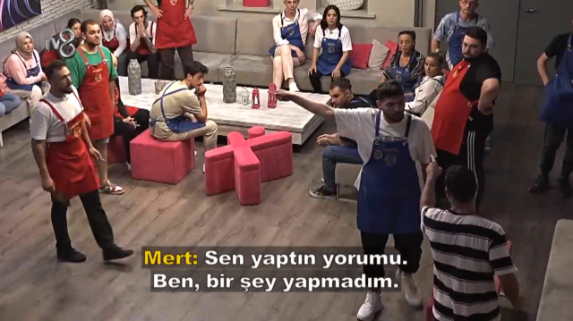 MasterChef'te Mert'in Dilara'yla ilgili paylaşımı Sergen'i çıldırttı! Birbirinin üzerine yürüdüler