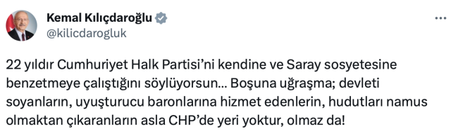 Kılıçdaroğlu'ndan Erdoğan'a yanıt: 5'li çetelere hizmeti hiçbir zaman kalite ve kalibre olarak görmedik