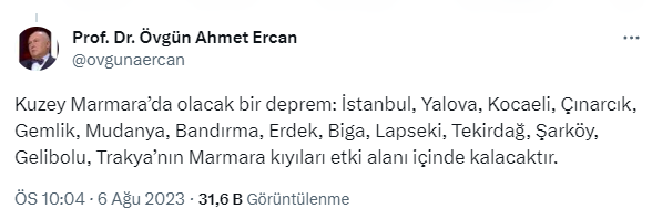 Ahmet Ercan, olası İstanbul depreminde etkilenecek bölgeleri tek tek saydı