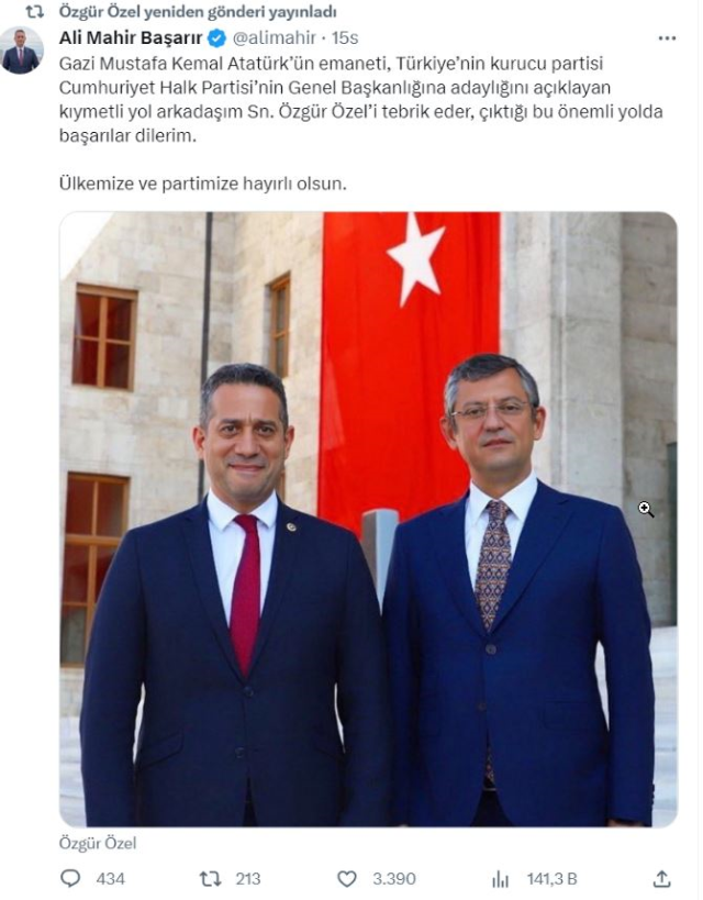 Özgür Özel, kurultay öncesi ilk şoku sosyal medyada yaşadı