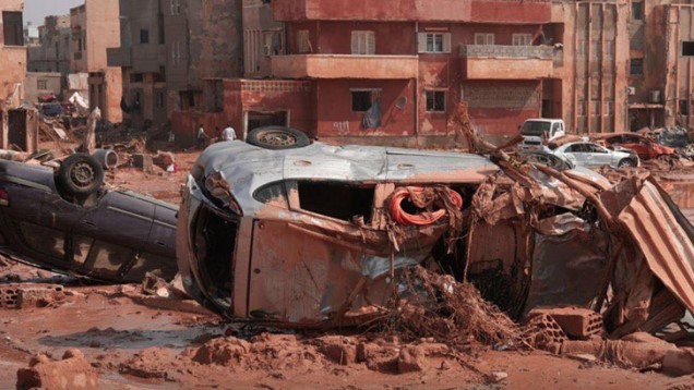 Her şey dakikalar içinde oldu! Libya'da binlerce kişinin ölümüne neden olan sel suları böyle gelmiş