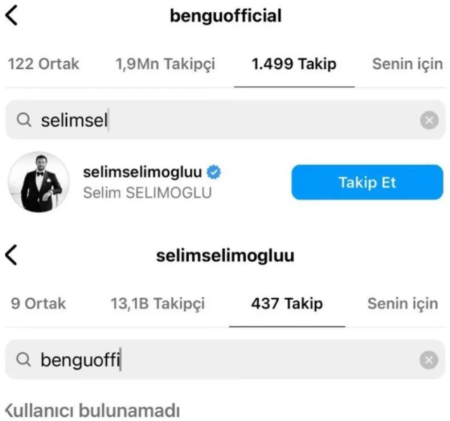 Evlilikte kriz mi var? Selim Selimoğlu, eşi Bengü'yü takipten çıkardı