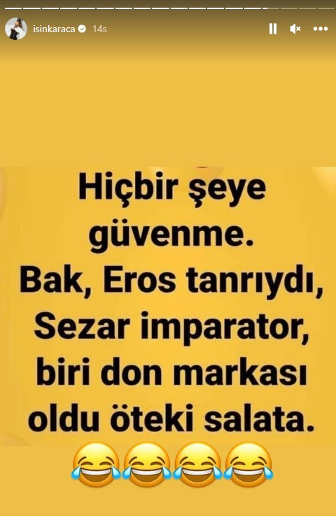 Işın Karaca'dan şarkısını beğenmediği için kendisine gönderme yapan Demet Akalın'a cevap: Hiçbir şeye güvenme