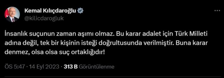 Kılıçdaroğlu'ndan Madımak davasında 'zaman aşımı' kararına tepki: Suç ortaklığıdır