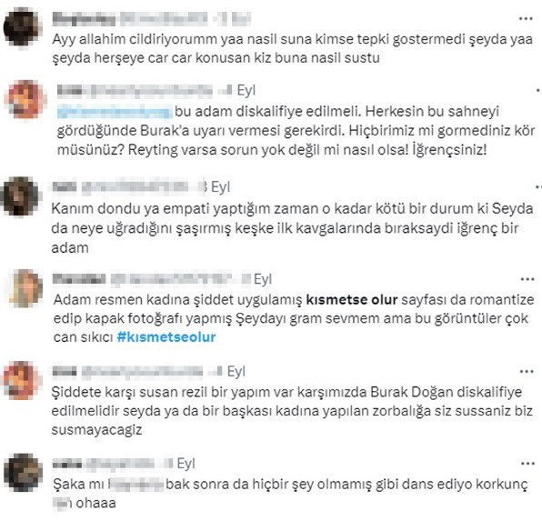 Kısmetse Olur'da Burak, kamera karşısında Şeyda'ya şiddet uyguladı