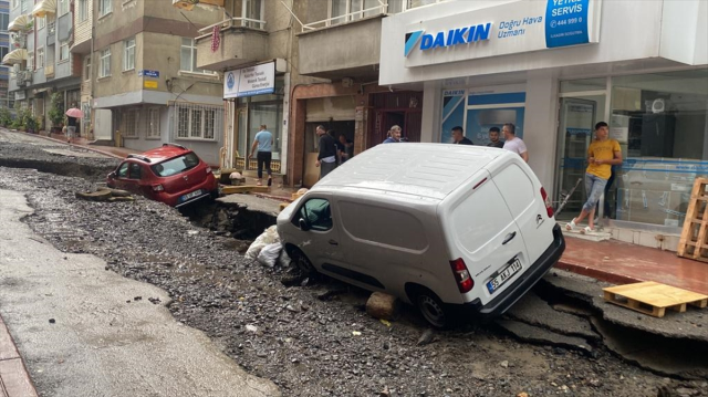 Selin vurduğu Samsun'dan gelen görüntüler yaşanan felaketin vahametini gözler önüne serdi