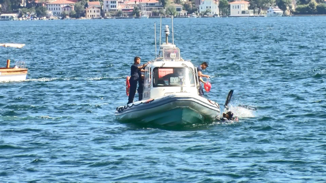 Sarıyer'de Boğaz'a dalış yapan dalgıç kayboldu