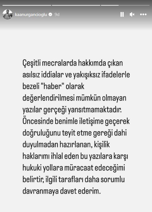 Kaan Urgancıoğlu, kiracısı olduğu evi başkasına kiraladığı iddiasını yalanladı: Hukuki yollara başvuracağım