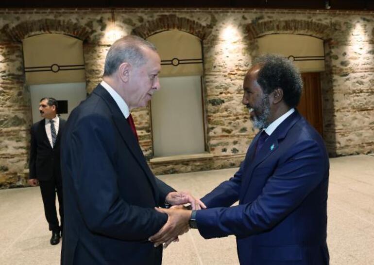 Cumhurbaşkanı Erdoğan ve Somali Cumhurbaşkanı görüşmesinde İsrail'in Filistin'e saldırıları ele alındı