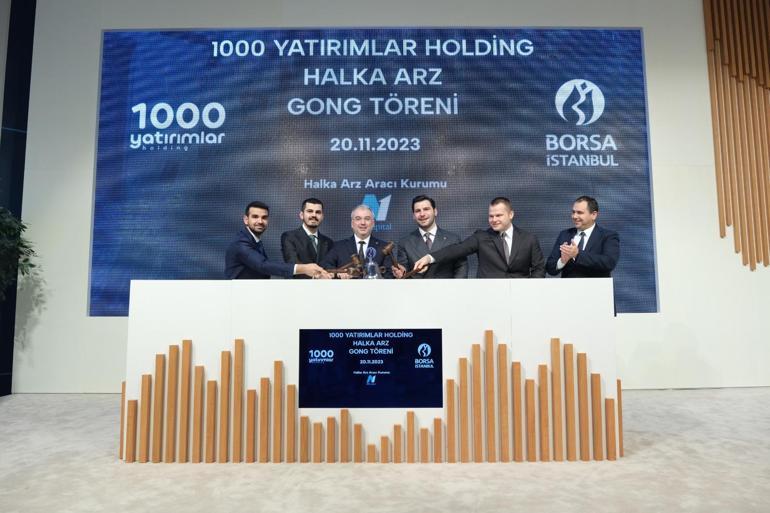 Borsa İstanbul’da gong 1000 Yatırımlar Holding için çaldı