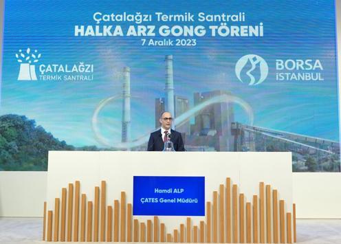 Borsa İstanbul'da gong, ÇATES için çaldı