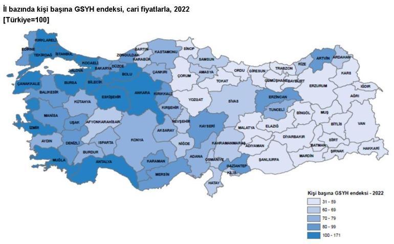 TÜİK: Gayrisafi yurt içi hasıladan en yüksek payı İstanbul aldı