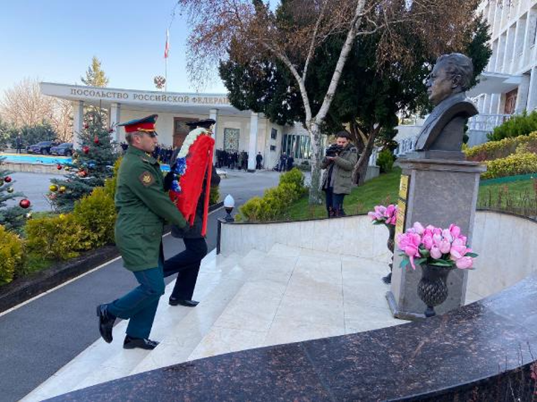 Rus Büyükelçi Karlov, ölüm yıl dönümünde Ankara'da anıldı