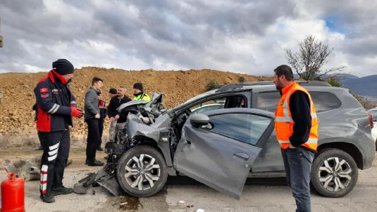 Tokat’ta cip, kamyona çarptı: 1 yaralı