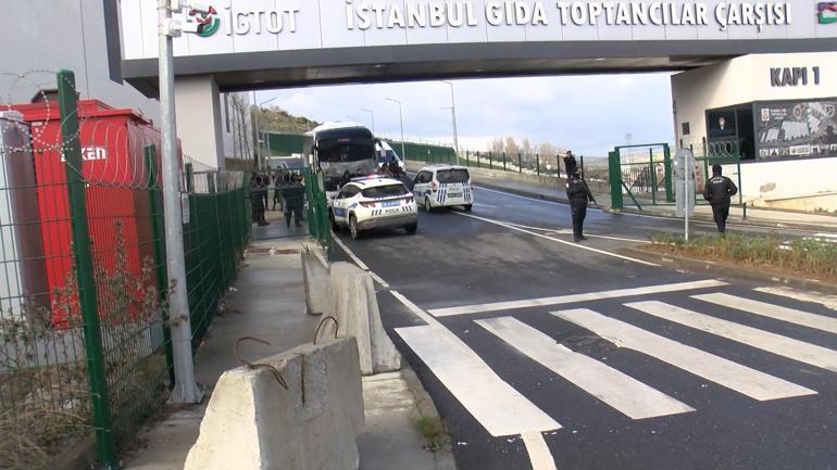 Başakşehir'de kaçak göçmenleri taşıyan otobüs kaza yaptı