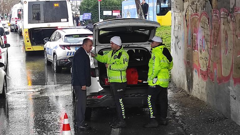 Beyoğlu'nda virajı alamayan İETT otobüsü alt geçit duvarına çarptı: 7 yaralı