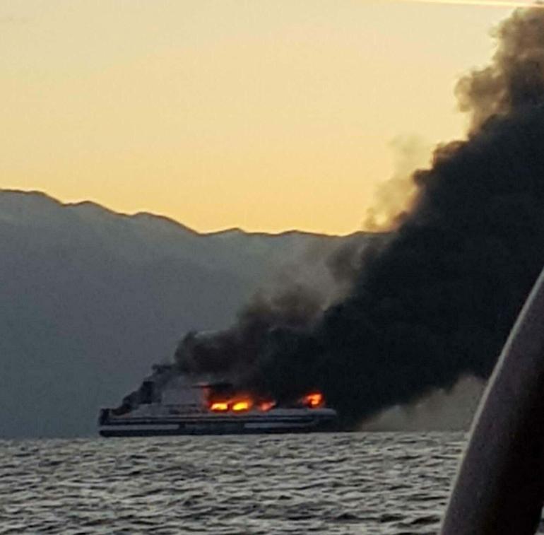 Feribot yangınında kaybolan TIR şoförünün eniştesi: Ölüsünün bile bulunmasından ümidi kestik