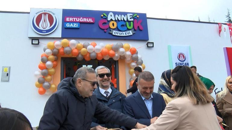 Sincan'da 'Ertuğrul Gazi Anne Çocuk Oyun Evi' açıldı