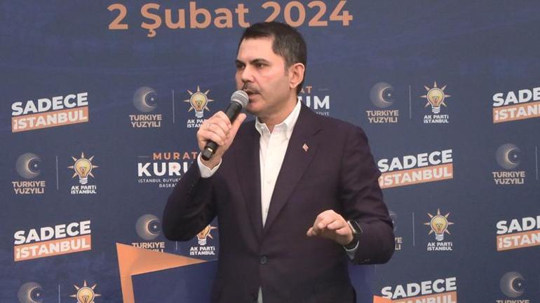 Murat Kurum: İstanbul'a dair projeleri, planları, hayalleri yok