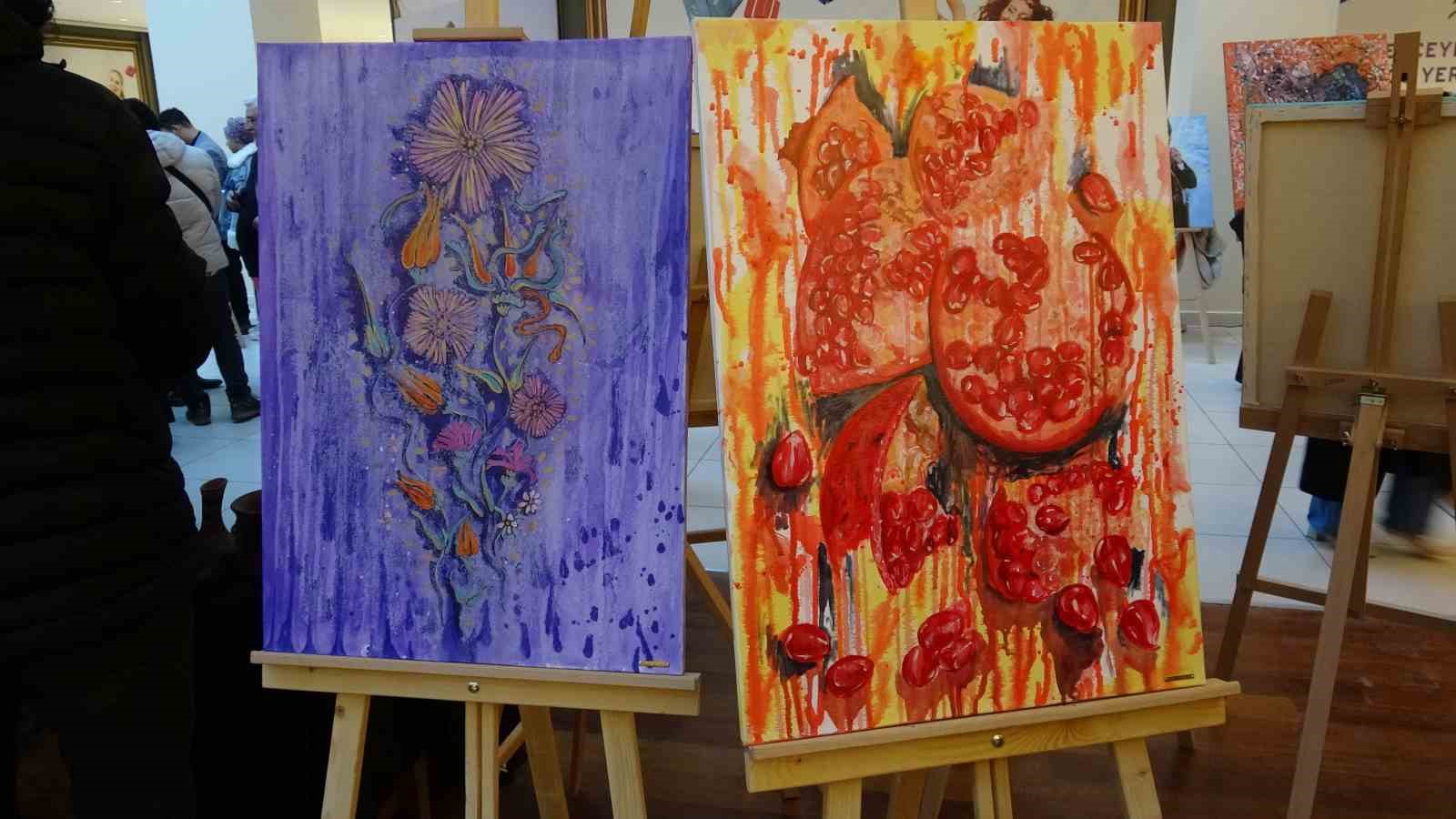 Kütahyalı merhum ressam Muharrem Akyol anısına resim sergisi