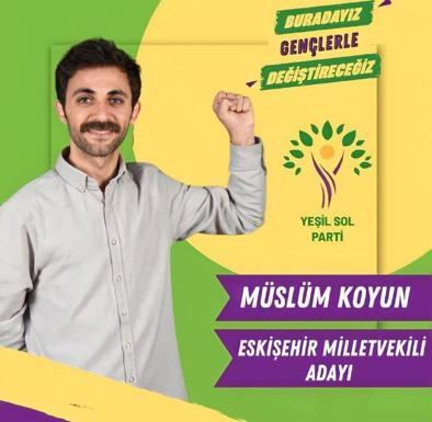 Yeşil Sol Parti milletvekili adayına ‘örgüt üyeliğinden’ 7 yıl 1 ay hapis