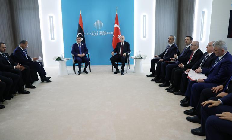 Cumhurbaşkanı Erdoğan, BAE’de yatırım şirketlerinin temsilcileriyle görüştü