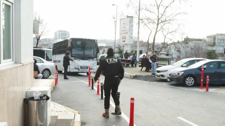 Kilise saldırısıyla ilgili sağlık kontrolünden geçirilen şüpheliler Çağlayan Adliyesi'ne getirildi