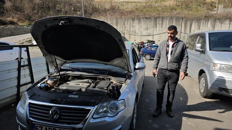 Tamire bıraktığı otomobille gezdiğini iddia ettiği ustadan şikayetçi oldu