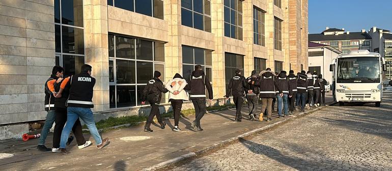 Eskişehir'deki tefeci operasyonunda 10 şüpheli adliyede