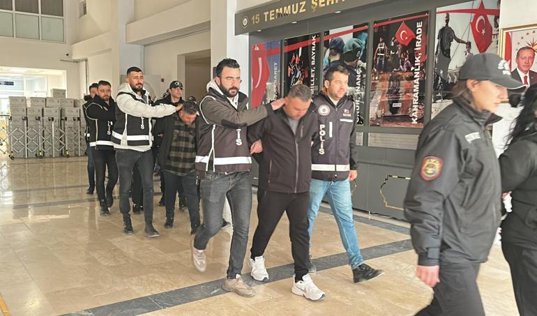 Eskişehir'deki tefeci operasyonunda 10 şüpheli adliyede