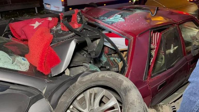 Alkollü sürücünün kullandığı otomobil, lastik değiştirmek isteyenlere çarptı: 1 ölü, 2 yaralı