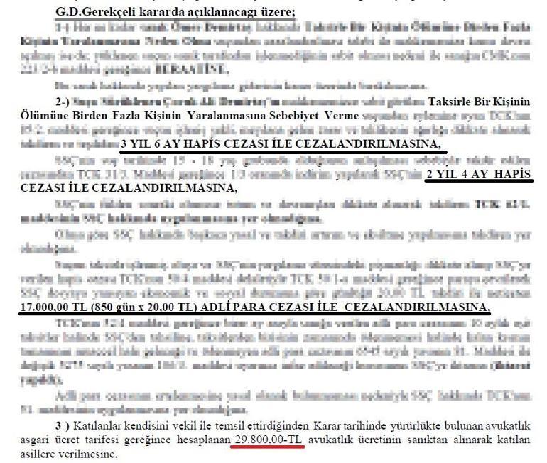 Emine öğretmenin öldüğü kazada, 17 yaşındaki ehliyetsiz sürücüye 10 taksitle 17 bin lira ceza