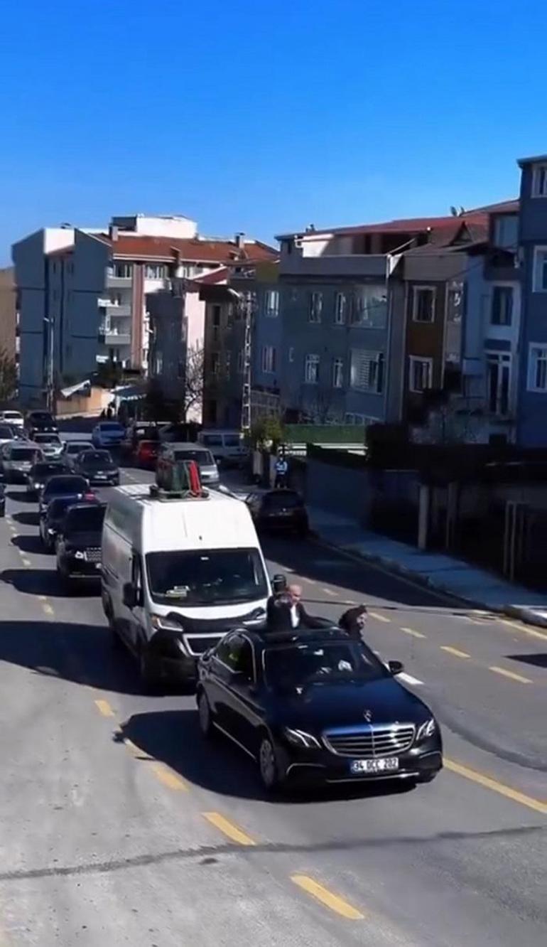 Pendik'te muhtar adayının çakarlı konvoyuna ceza