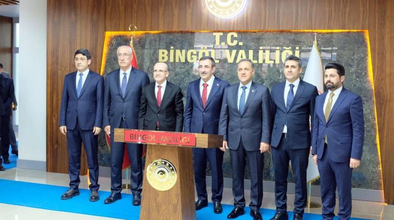 Cumhurbaşkanı Yardımcısı Yılmaz, Bakan Şimşek ile Bingöl’de