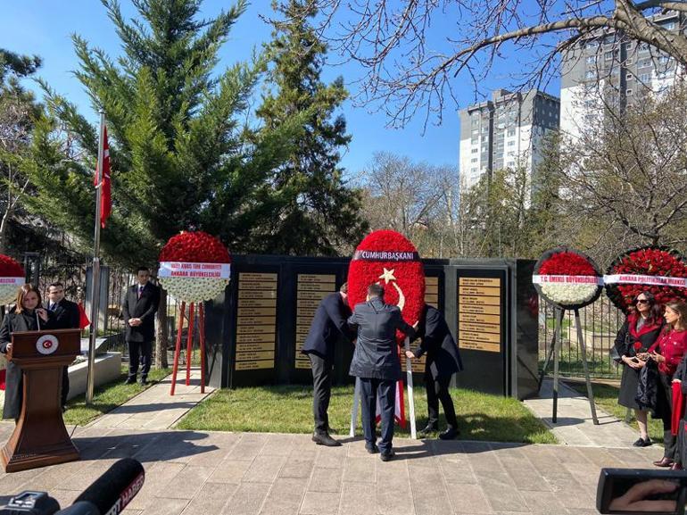 Terör örgütlerinin şehit ettiği diplomatlar Ankara'da anıldı