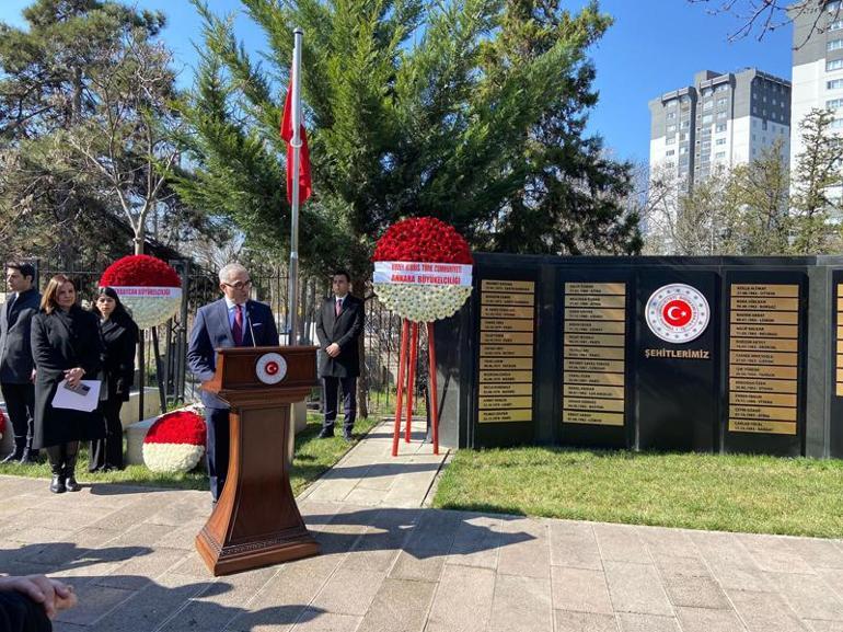 Terör örgütlerinin şehit ettiği diplomatlar Ankara'da anıldı