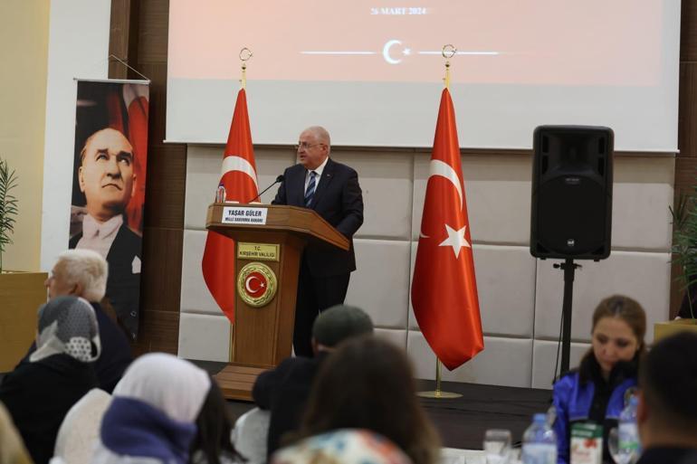 Bakan Güler: Yurt içinde ve sınır ötesinde terör örgütüne ağır darbeler vuruldu