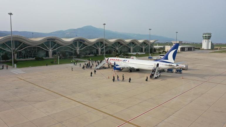 Hatay Havalimanı'nda uçuşlar yeniden başladı