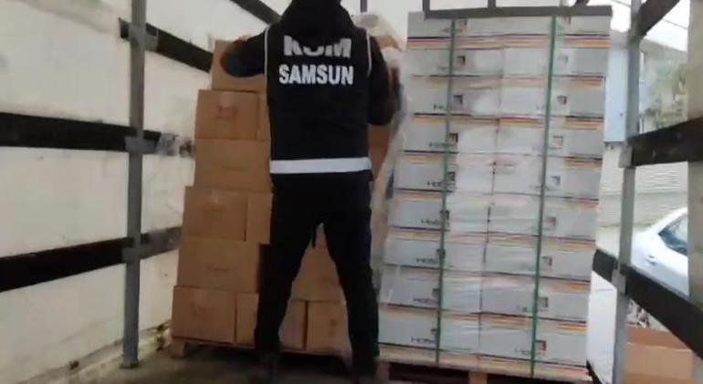 Samsun’da 1600 litre etil alkol ele geçirildi