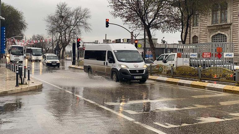 Edirne'de sağanak