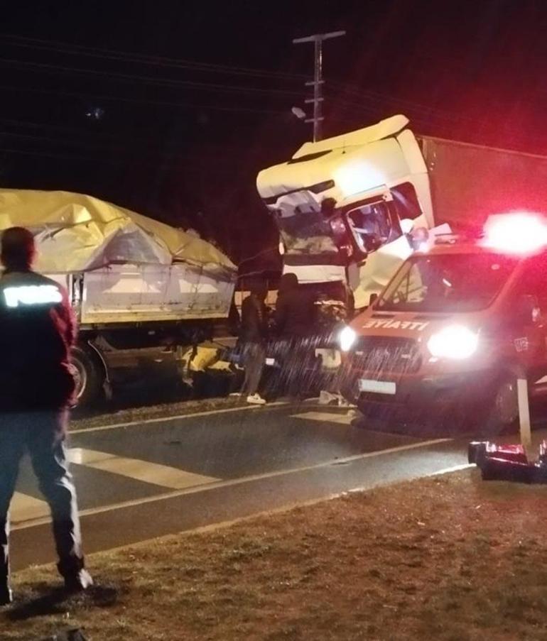 Konya’da 4 TIR'ın karıştığı zincirleme kaza: 1 ölü, 3 yaralı