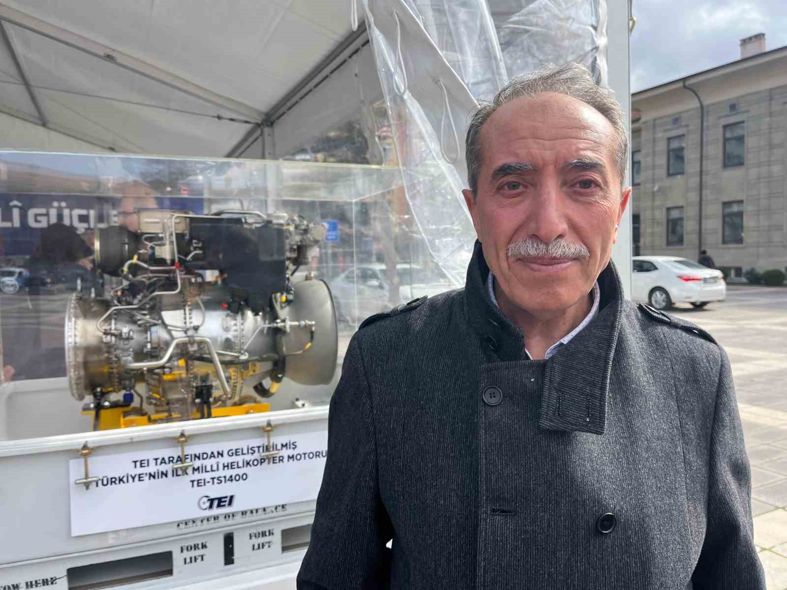 Sergilenen milli uçak motorları göz yaşarttı