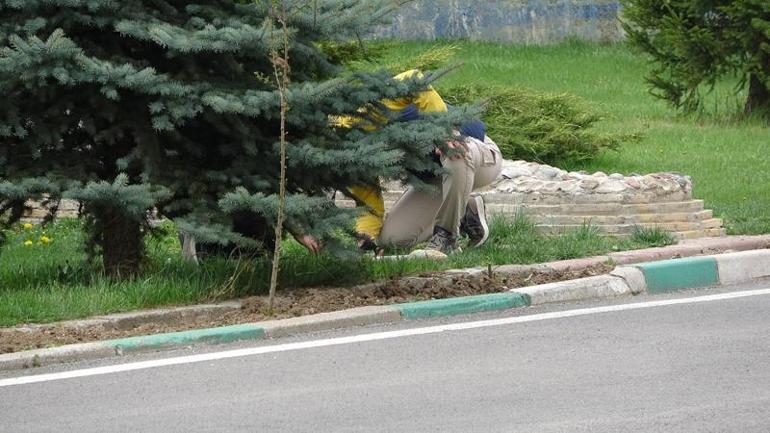 Kepçe operatörü kazı yaparken tanksavar roketi buldu