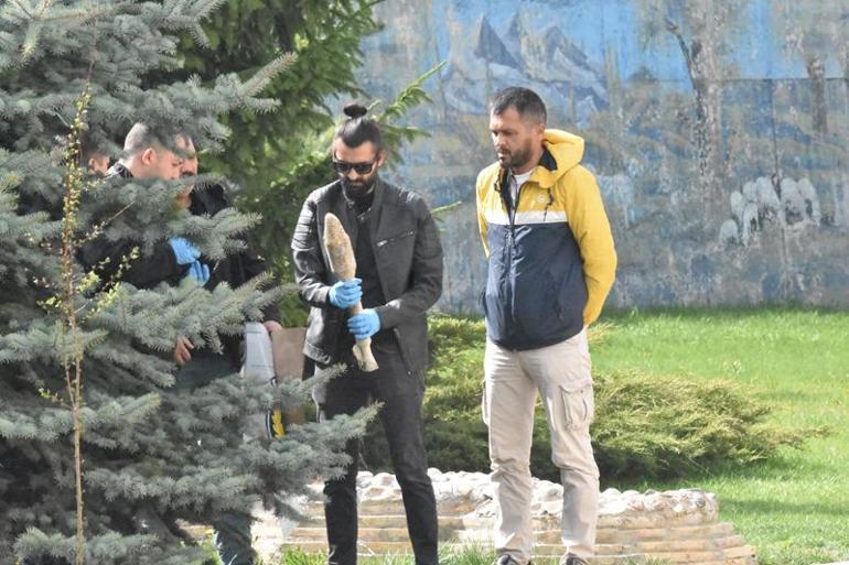 Kepçe operatörü kazı yaparken tanksavar roketi buldu