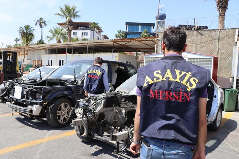 Gümrük kaçağı araçları parçalayıp piyasaya süren 2 şüpheliye gözaltı