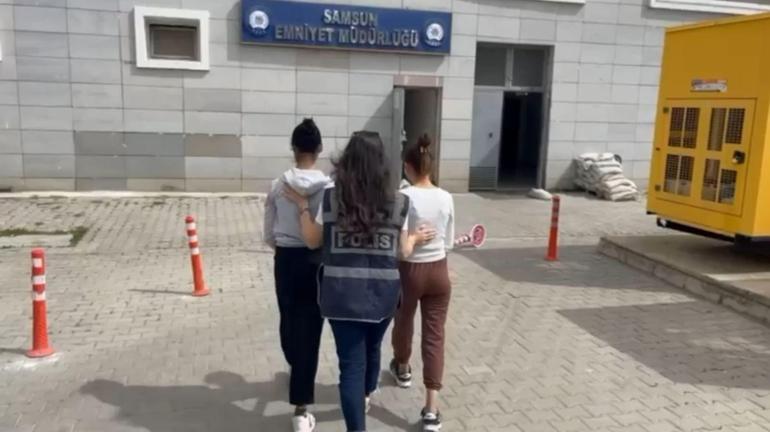 Samsun'da dil düşürme yöntemiyle hırsızlık yapan 6 kadından 3’ü tutuklandı