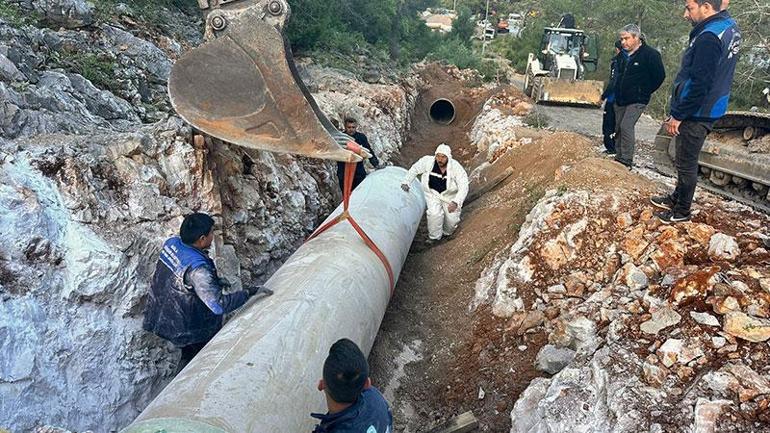 DSİ'den Bodrum'da patlayan ana isale hattıyla ilgili açıklama