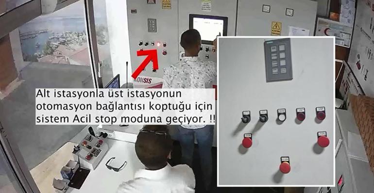 Teleferik kazasında kontrol odasında yaşananlar kamerada; durdurup 25 saniye sonra yeniden çalıştırdı